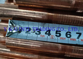 KL Fin Type Heat Exchanger Cupro Nickel Fined Tube σε ασήμι με γυμνό σωλήνα κράμα χαλκού νικελίου