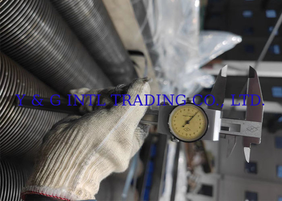Χάλυβα από ανοξείδωτο χάλυβα Hf Fin Tube 0,3-1mm Fin Beveled End Treatment