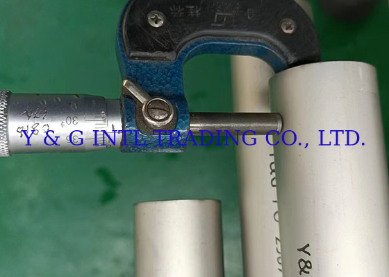 Wisent076 ASTM B338 Στρογγυλό κράμα σωλήνες τιτανίου με γυαλισμένη επιφάνεια