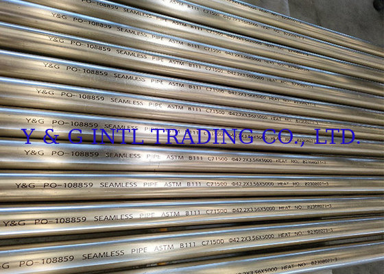 ASTM B75 Τύπος από χαλκό με συνθετικό χάλυβα ψυχρά κυλούμενα προσαρμοσμένα